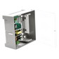 Fuente de Poder con Gabinete de 4 Salidas de 11 - 15 Vcc / 5 Amper /  Voltaje de Entrada: 96 - 264 Vca / Soporta Protección contra Sobrecorriente de Salida, Protección contra Cortocircuito / Led Indicador