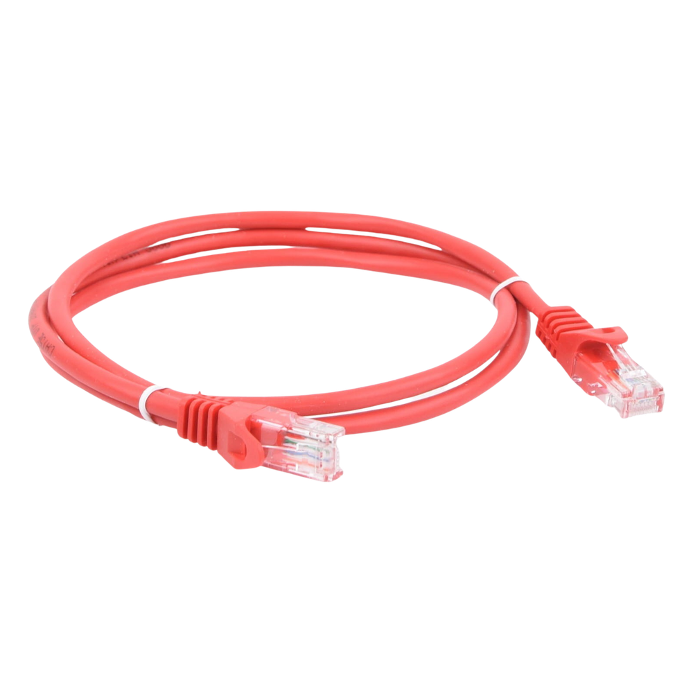 Cable de Parcheo UTP Cat6 - 0.5 Metros (1.64 Pies) - Rojo