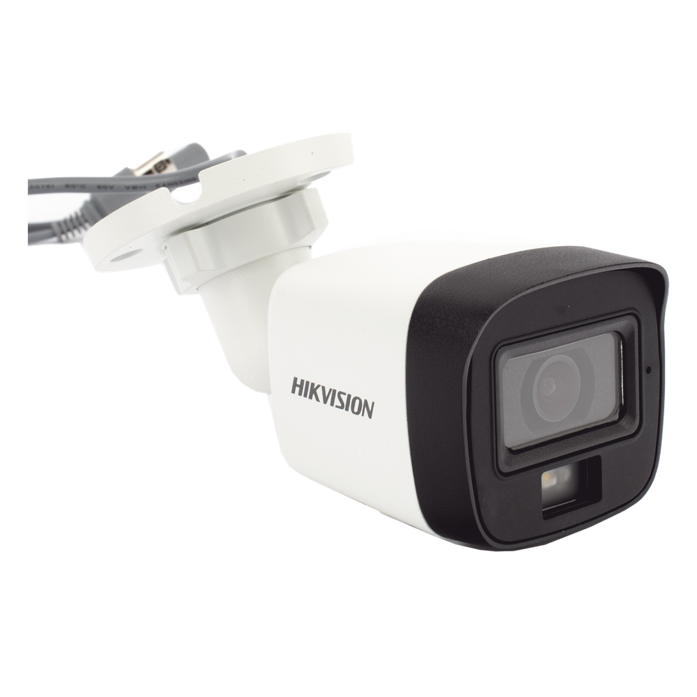 [Dual Light] Kit TurboHD 3K (5 Megapixel) / DVR 4 Canales / 4 Cámaras Bala para Exterior y Metal / Micrófono Integrado / Accesorios de Interconexión / Fuente de Poder