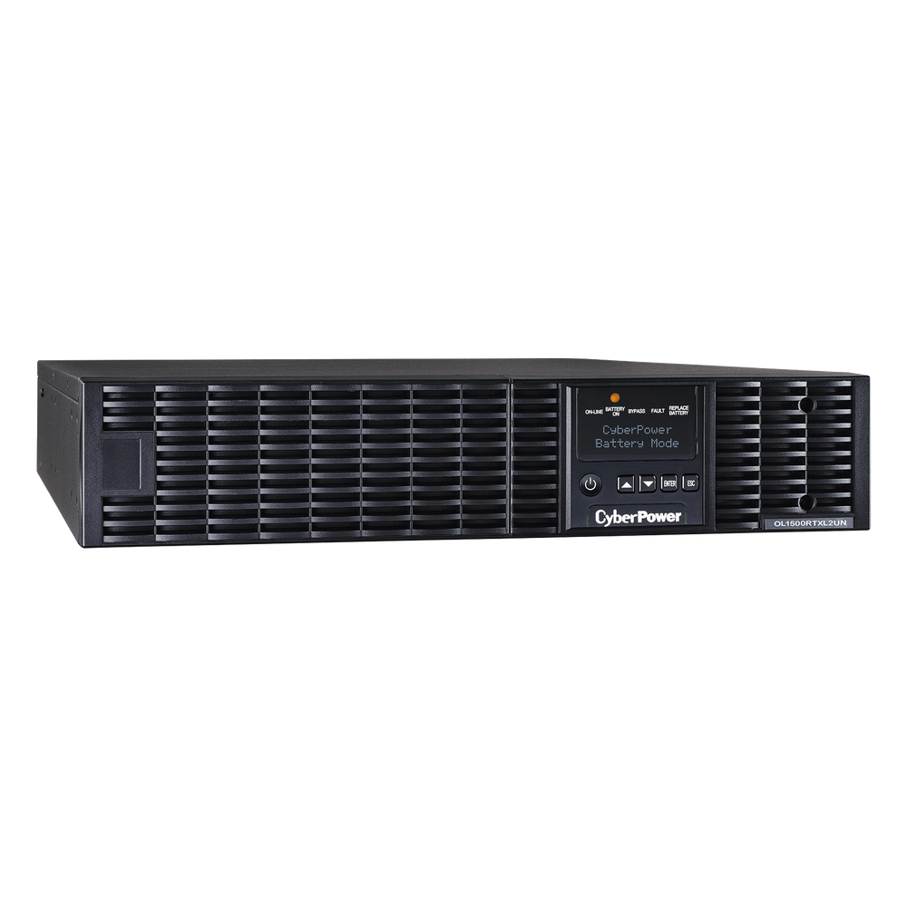 UPS de 1500 VA/1350 W, Online Doble Conversión, Entrada 120 Vca NEMA 5-15P, Onda Senoidal Pura, Rack o Torre de 2 UR, Con  8 Tomas NEMA 5-15R