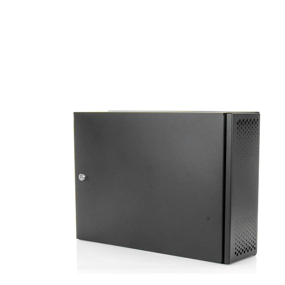 Gabinete Metálico para DVR/NVR con Chapa y llave.