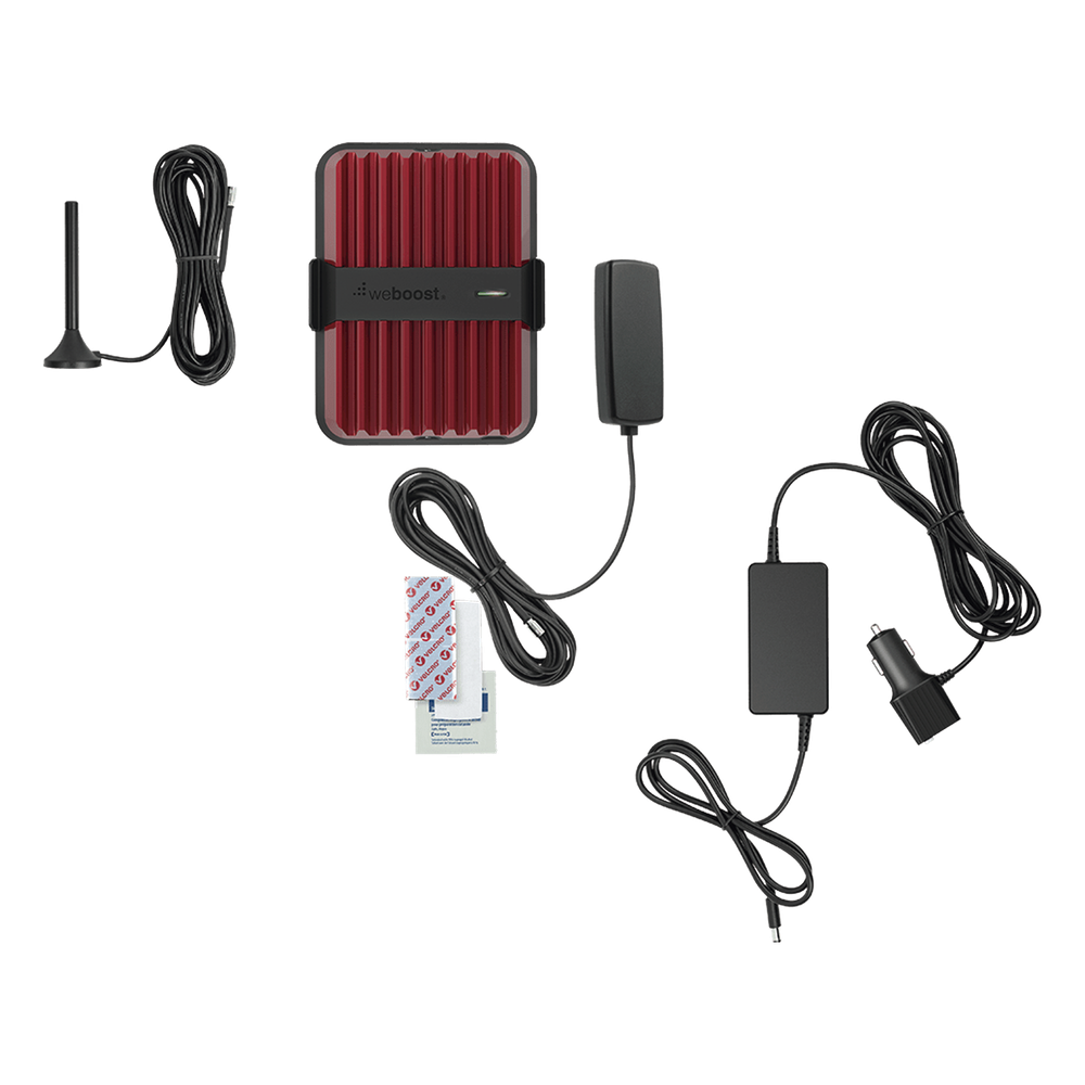 KIT de Amplificador de Señal Celular, DRIVE REACH | Capta Señal Celular de las Torres más Lejanas para que se Mantenga Comunicado y con Datos 4G LTE y 3G | Ideal para cualquier tipo de Vehículo de Pasajeros, Camionetas, Pick up