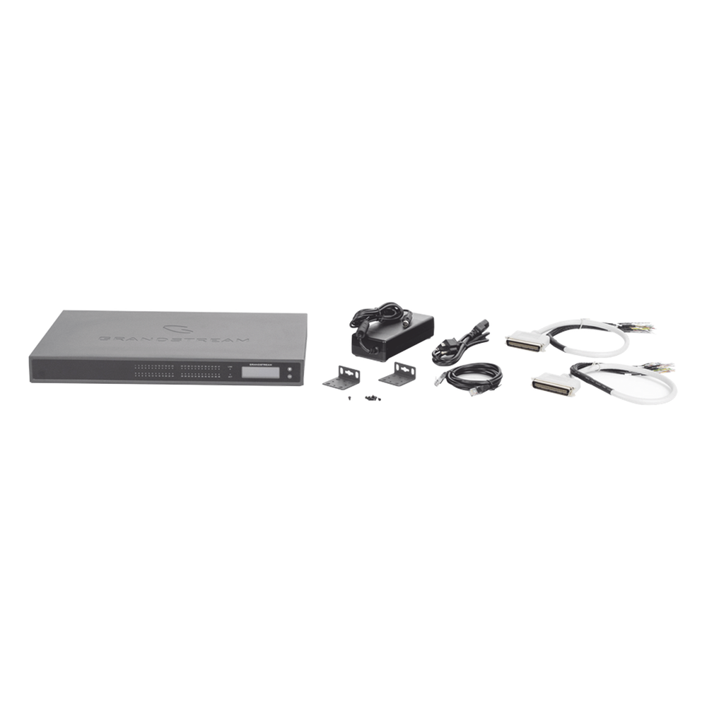 Adaptador VoIP GrandStream de 48 FXS 2 puertos telco 50 pins p/montaje en rack