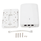 Punto de Acceso Empresarial Wi-Fi 6 / Con diseño para Pared / 3 Puertos Gigabit (1 con Salida PoE) / Doble banda en ( 2.4 y 5 GHz) / Hasta 2.5 Gbps / Gestión desde la Nube / Alimentación PoE af