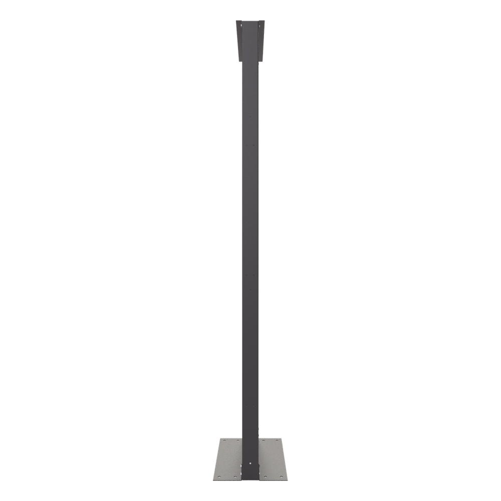 Rack de 2 Postes, Estándar 19", 45 Unidades, Fabricado en Acero, Base "L" para Anclar a Piso.