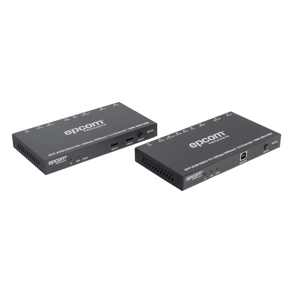 Kit Extensor HDMI | 4K2K@60HZ | HDR 4:4:4 | HDBaseT | 100M | Salida de Audio | HDCP 2.2 | IR Bidireccional | Admite la función USB KVM