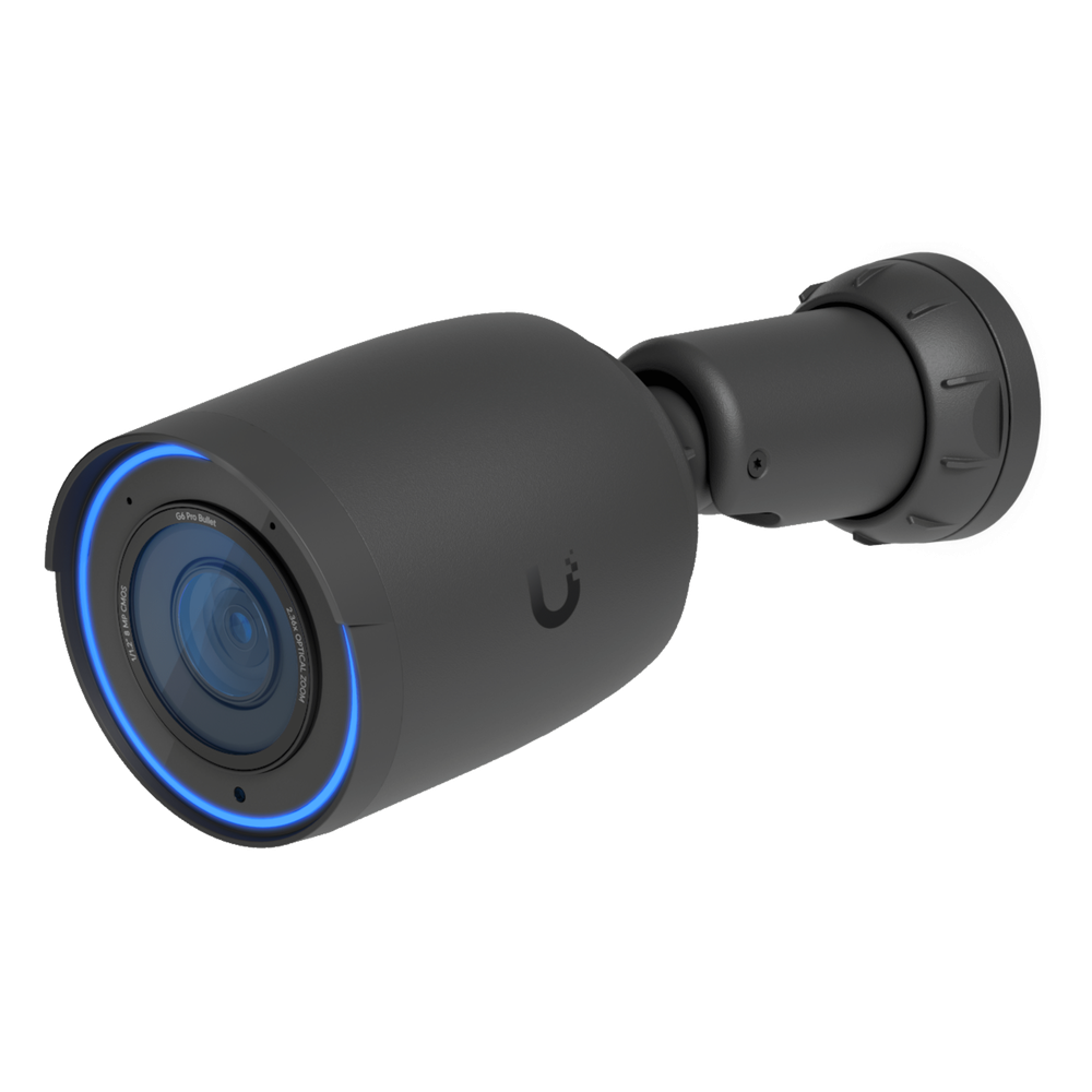 UniFi Protect G6 Pro Bullet – Cámara 4K PoE+ Todo Clima con Motor de IA Multi-TOPS, Zoom Óptico 2.36× y Sensor CMOS 1/1.2, que Ofrece un Desempeño Sobresaliente en Entornos de Baja Iluminación