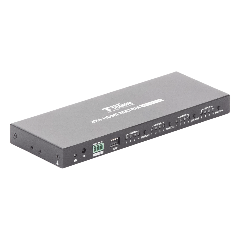 Matricial 4x4 HDMI | 4K@60Hz | Soporta HDR10 | Configuración EDID | Múltiples Modos de Conmutación