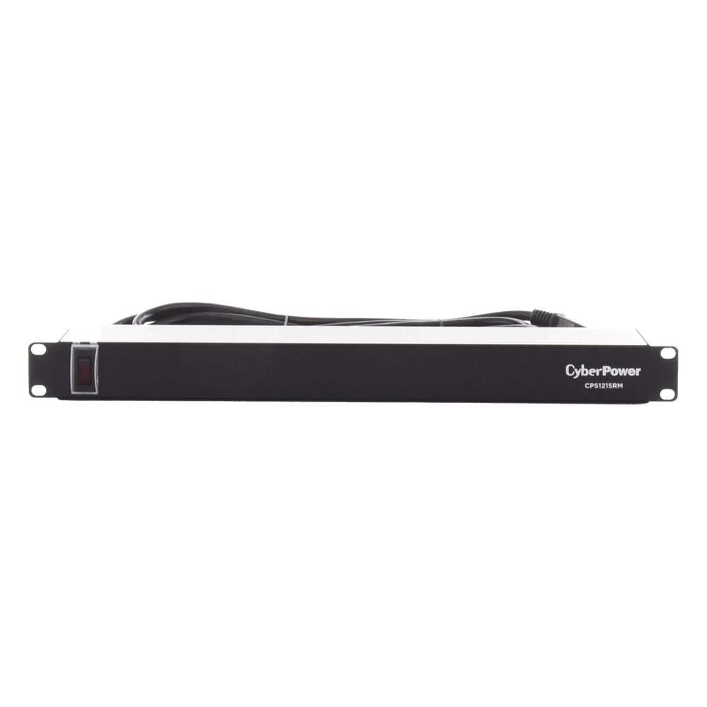 PDU Básico Para Distribución de Energía, Con 10 Tomas NEMA 5-15R Traseras, 1UR, 15 Amp, 120 Vca