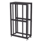 Gabinete Profesional para Telecomunicaciones de 45UR, 1200 mm Profundidad, Incluye 2 Organizadores Verticales de 45 Unidades de Rack, Se envía el Gabinete Armado.