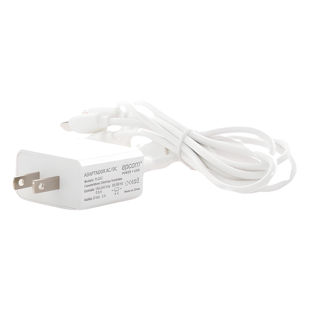Cargador de pared USB de 5 Vcc 2A / Multi-puertos / USB-C / Micro USB / Tipo C / Lightning (iPhone) / Extensión de cable 1.2 metros