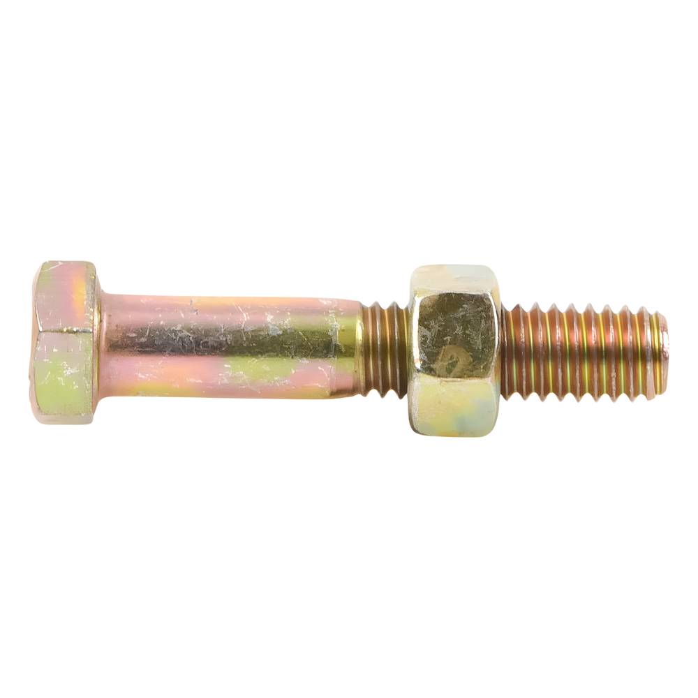 Paquete de 6 Tornillos Grado 5 con Tuercas Tropicalizadas de 3/8" x 2".