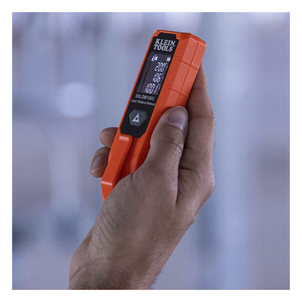 Medidor Compacto Láser de Distancias. Rango: 5.1 cm a 30.5 m / Opción cm o pulg. o Combinado /  Clip para Bolsillo.