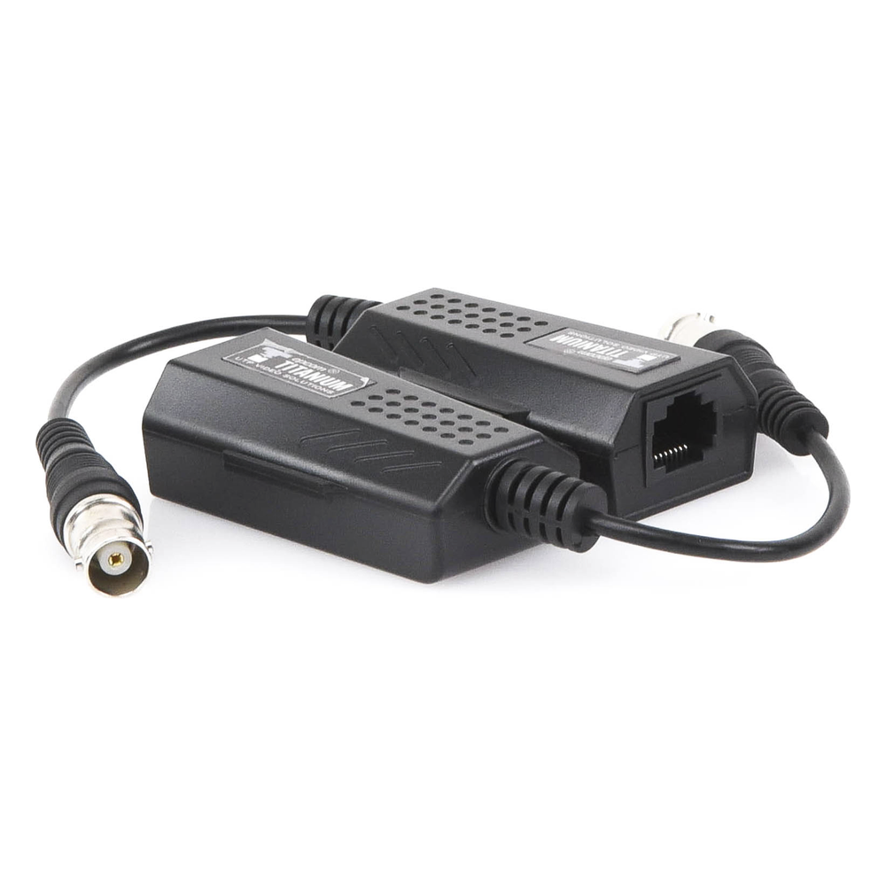 Kit EXTENSOR IP por cable CABLE COAXIAL para distancias de HASTA 200 m / REUTILIZA EL CABLEADO EXISTENTE PARA CONECTAR CÁMARAS IP / No Requiere Energía / Transmisión en Tiempo Real / Protección Contra Sobretensiones Incorporada