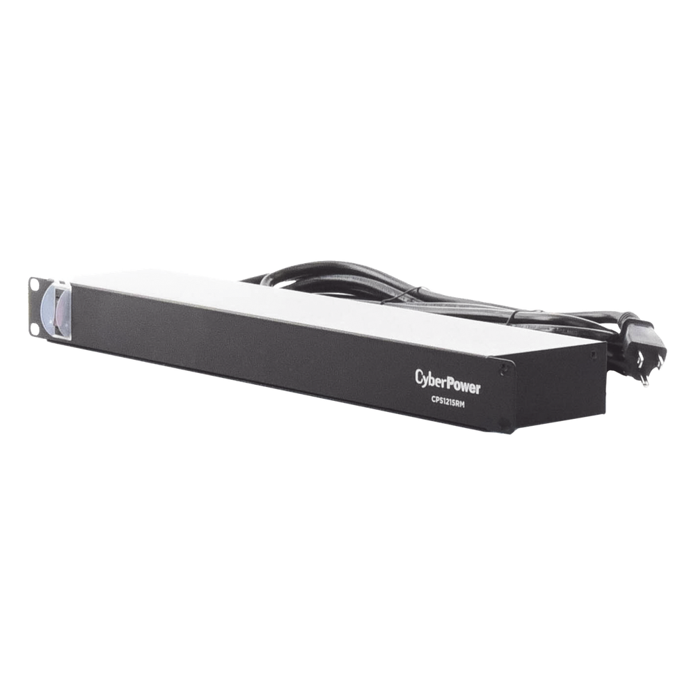 PDU Básico Para Distribución de Energía, Con 10 Tomas NEMA 5-15R Traseras, 1UR, 15 Amp, 120 Vca