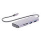 Hub USB-C 8 en 1 / HDMI 4K / 3x USB 3.0 + 1x USB 2.0 / SD + Micro SD / PD 100W / Aleación de Aluminio