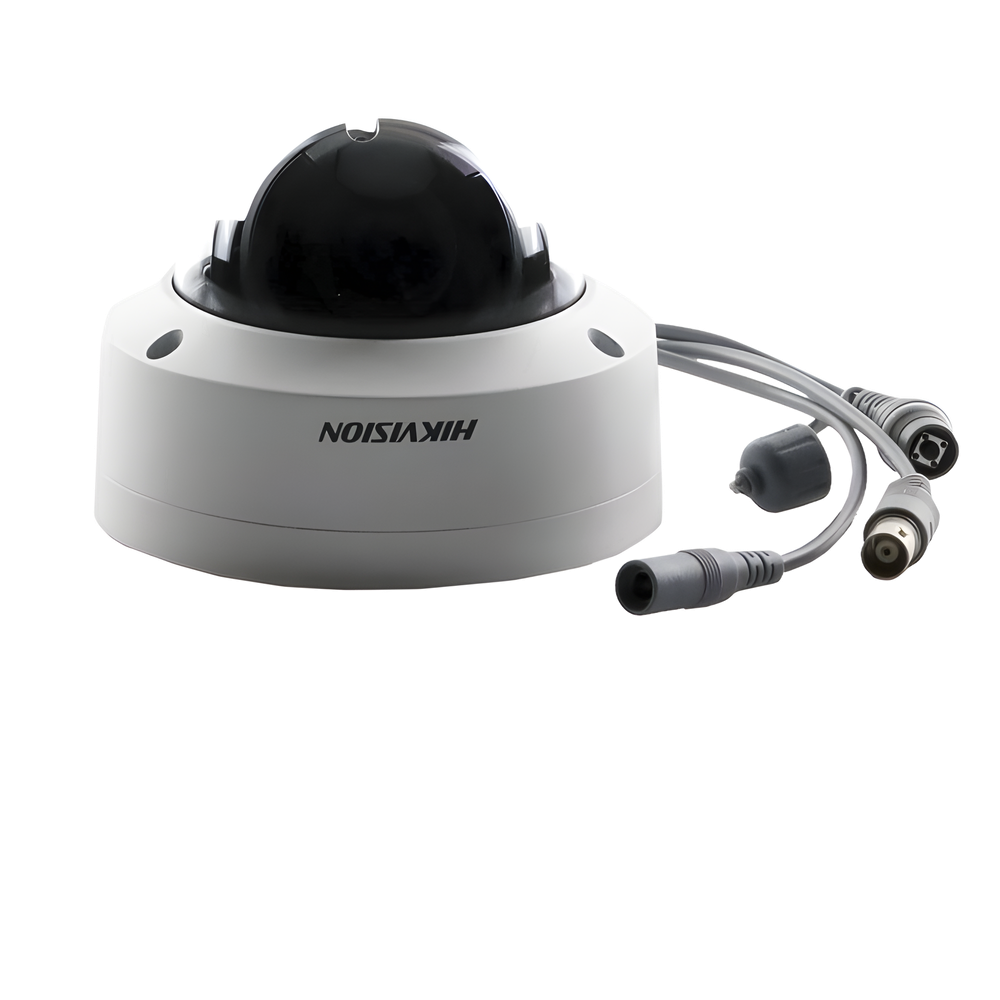 Domo TURBOHD 4K (8 Megapixel) / Gran Angular 102º / Lente 2.8 mm / Exterior IP67 / IK10 / IR EXIR 30 metros / TVI-AHD-CVI-CVBS / dWDR