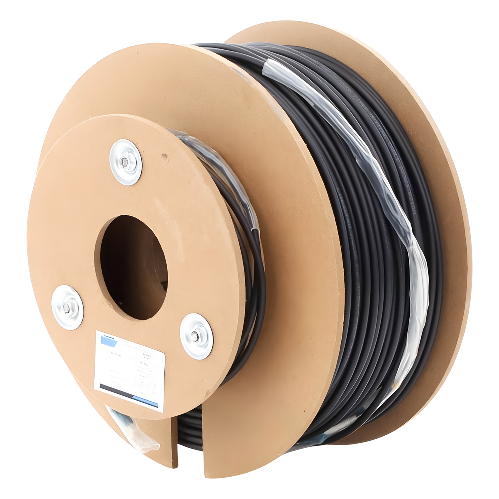 Carrete de Fibra Óptica Monomodo con Conectores LC-LC Duplex, Reforzada con Kevlar, de 150 Metros (492.13 Pies), Para Instalaciones Subterráneas por Tubería