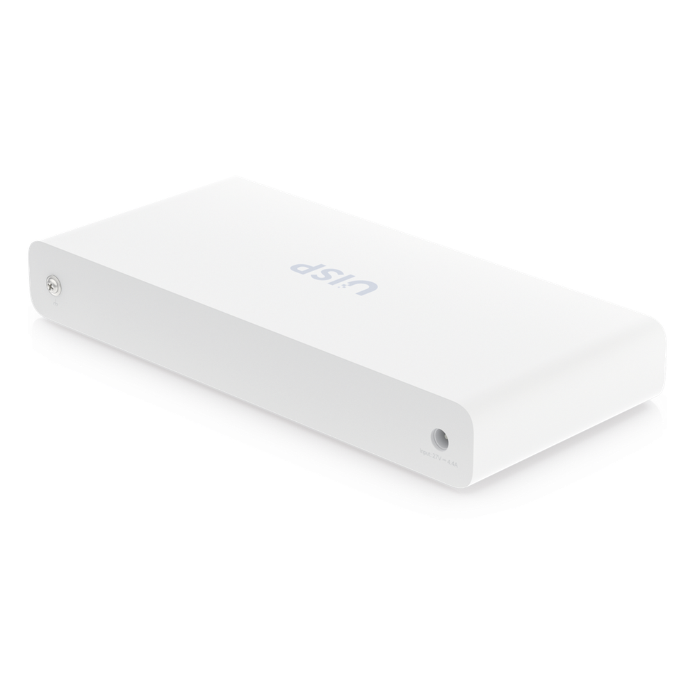 UISP Switch – Switch PoE Pasivo de 110 W (27 V) con 8 Puertos GbE y 1 Puerto SFP