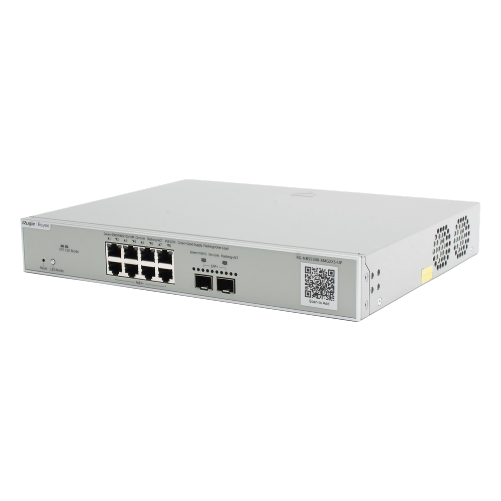Switch Multi-Gigabit PoE++ 370W 802.3bt Capa 3 Administrable Cloud, Diseñado Para Access Points WiFi 6/7