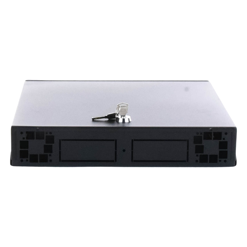 Gabinete Metálico de Seguridad para DVR/NVR, Ancho 396 mm x 78 mm de Alto x