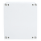 Gabinete de Poliéster IP65 Uso en Intemperie (250 x 300 x 140 mm) con Placa Trasera Interior de Plástico (Incluye Chapa y Llave).