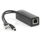 Cable divisor PoE pasivo de 48-55 Vcc @ 12 Vcc, 2 A. Aplicaciones como adaptar micrófonos en cámaras IP