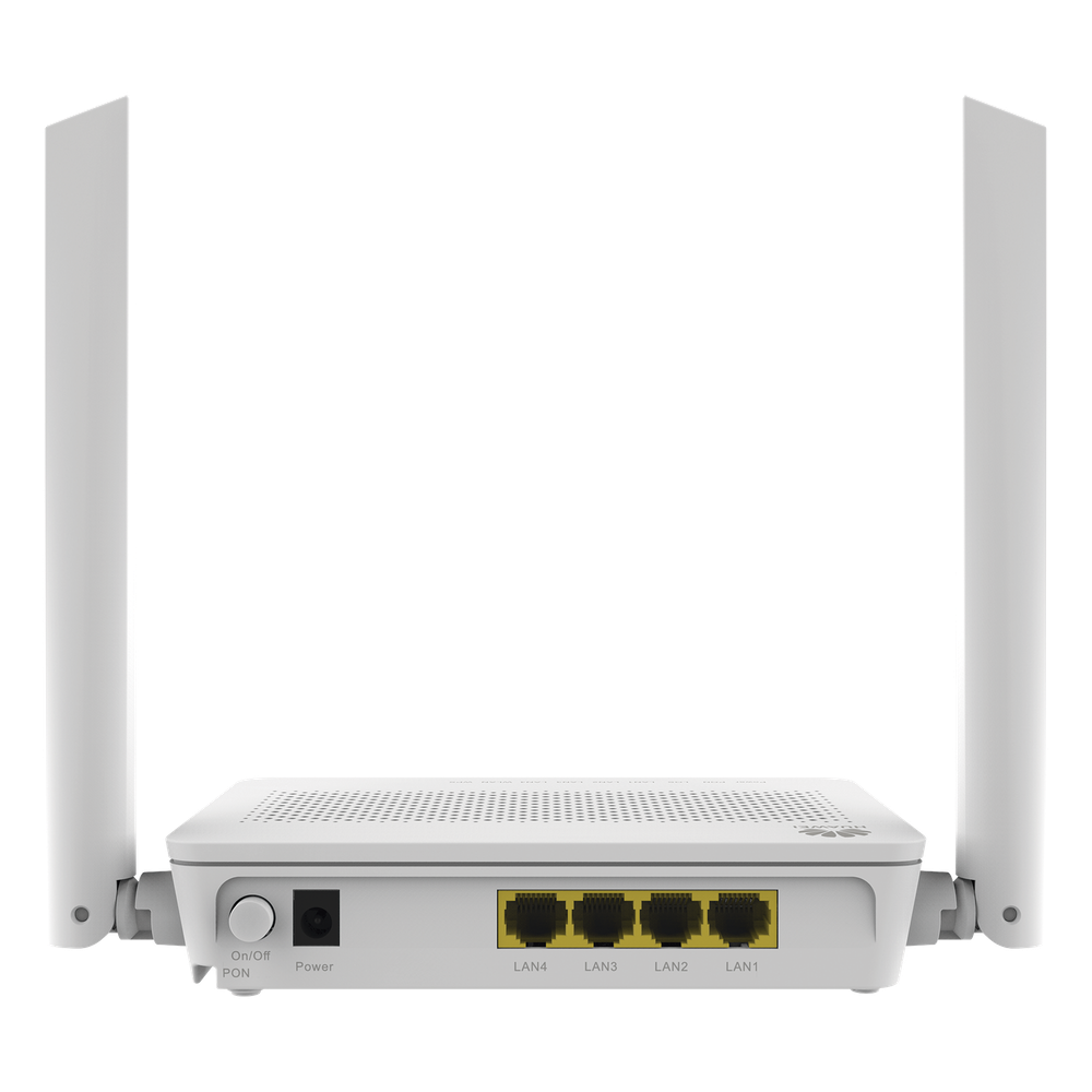 ONT GPON HUAWEI OptiXstar Premium WiFi 5 (2.4/5 GHz) Máxima Cobertura con Antenas de 7 dBi / 4 puertos LAN (2GE + 2 FE)