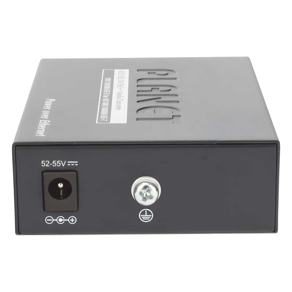 Convertidor de Medios PoE, 1 Puerto RJ45 Gigabit con Salida PoE 802.3af/at/bt (Hasta 60 W)/ 1 Puerto SFP 100/1000BASE-X