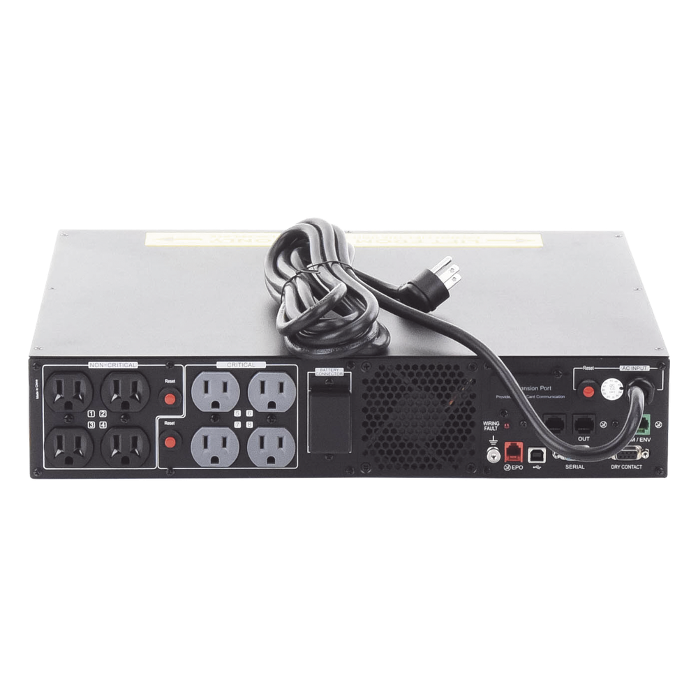 UPS de 1000 VA/1000 W, Topología Línea Interactiva, Entrada 120 Vca NEMA 5-15P, Onda Senoidal Pura, Torre o Rack 2 UR, Con 8 Tomas NEMA 5-15R