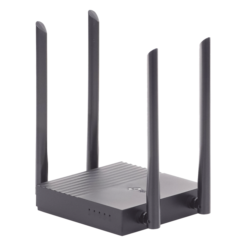 Router Inalámbrico AC 1200 / Doble Banda MU-MIMO / 1 puerto WAN 10/100/1000 Mbps / 4 puertos LAN 10/100/1000 Mbps / Compatible con EasyMesh / Administración Web o App Tether