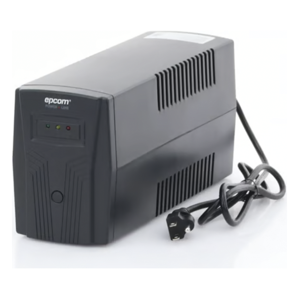 UPS de 600VA/360W / Topología Línea Interactiva / Entrada y Salida 120 Vca / Clavija NEMA 5-15P / 4 Tomas NEMA 5-15R/ Sin Protector RJ11 ni RJ45