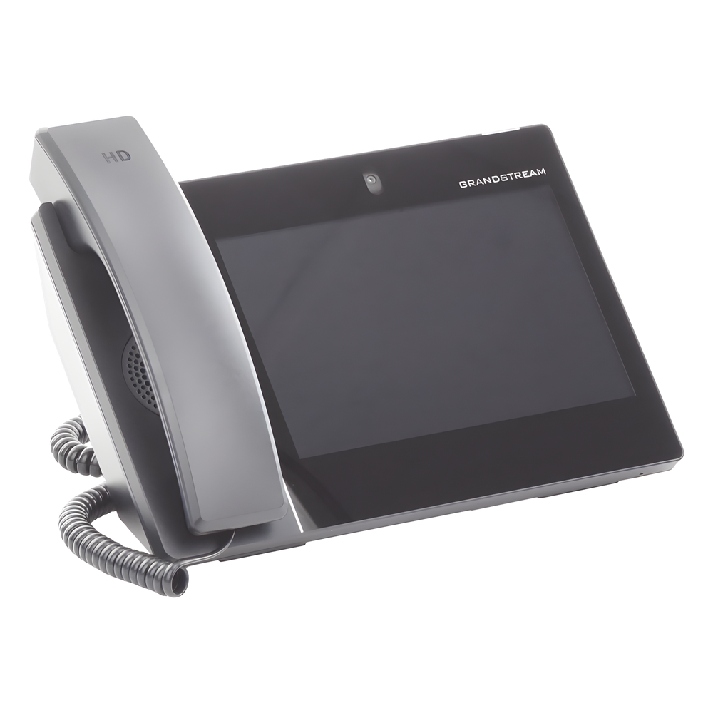 Teléfono IP Android 11, 16 líneas SIP con 16 cuentas, pantalla táctil  8", puertos Gigabit, Wi-Fi, Bluetooth, PoE, codec Opus, IPV4/IPV6 con gestión en la nube GDMS