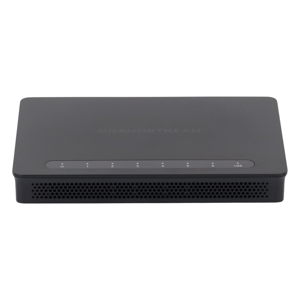 Router Gigabit VPN / Balanceador de cargas / 30,000 sesiones NAT /  6 puertos 10/100/1000 Mbps (WAN/LAN) / Compatible con GWN Cloud.