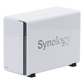 NAS DiskStation DS223j | 2 Bahías | CPU Realtek RTD1619B 1.7 GHz | 1 GB DDR4 | Puerto 1GbE RJ-45 | USB 3.2 Gen 1 | Compatible con HDD y SSD | Synology DSM | RAID 0, 1, JBOD | SMB, AFP, NFS, FTP | Vigilancia IP