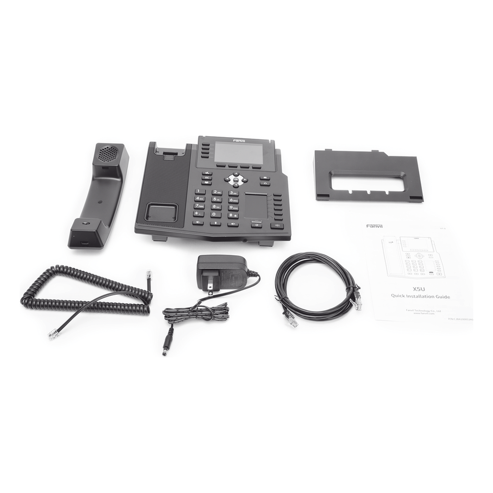 Teléfono IP Empresarial con Estándares Europeos, 16 líneas SIP con pantalla LCD a color 3.5", 30 teclas DSS/BLF, puertos Gigabit, IPv6, Opus y conferencia de 3 vías, PoE/DC