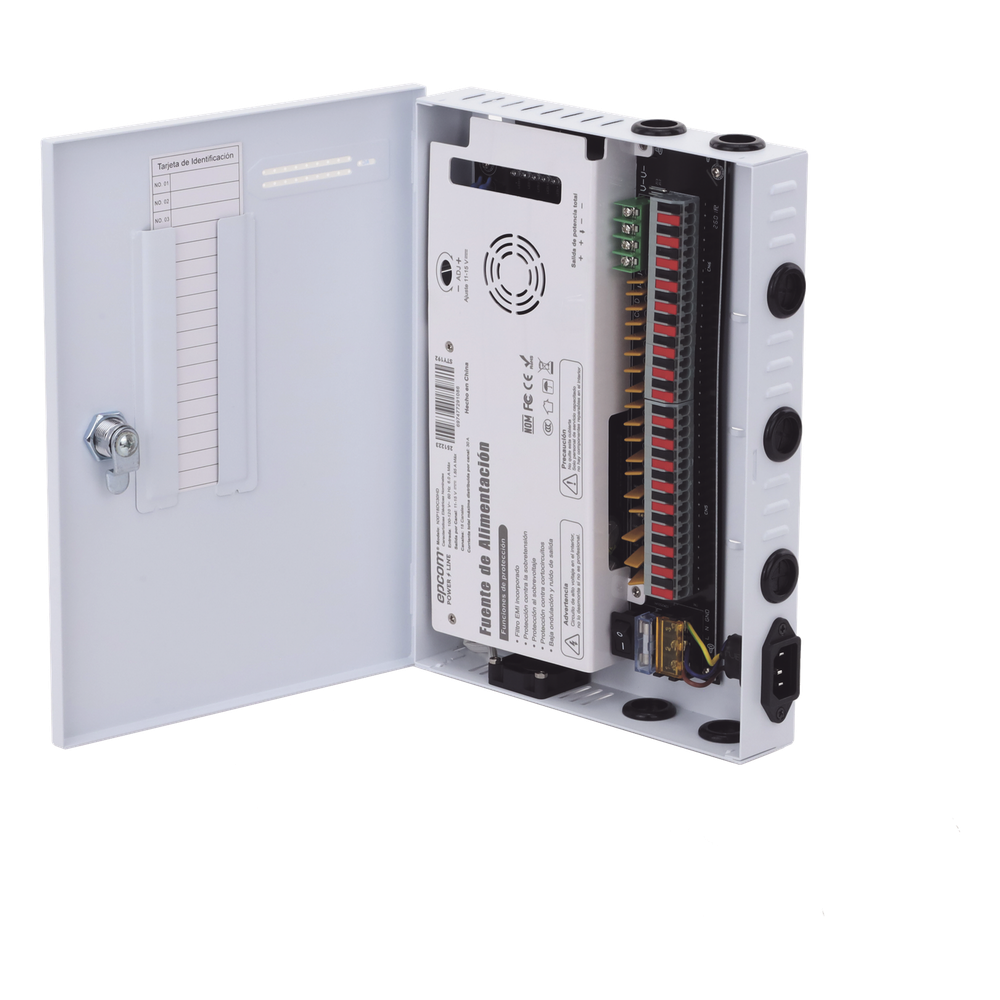 Fuente PREMIUM / 11-15 V / 18 canales / 30 A / Alta tecnología en seguridad / Doble ventilador / Hasta 1.85 Amperes por Salida / Filtro de Ruido por canal / Diseño de alta gama.