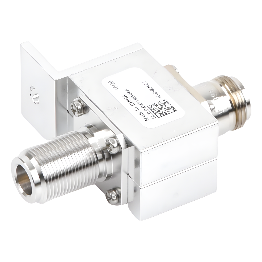 Protector Coaxial RF / 125-1000 MHz / 50 Ω / Conectores N Hembra / Bloqueo DC / 40 kA
