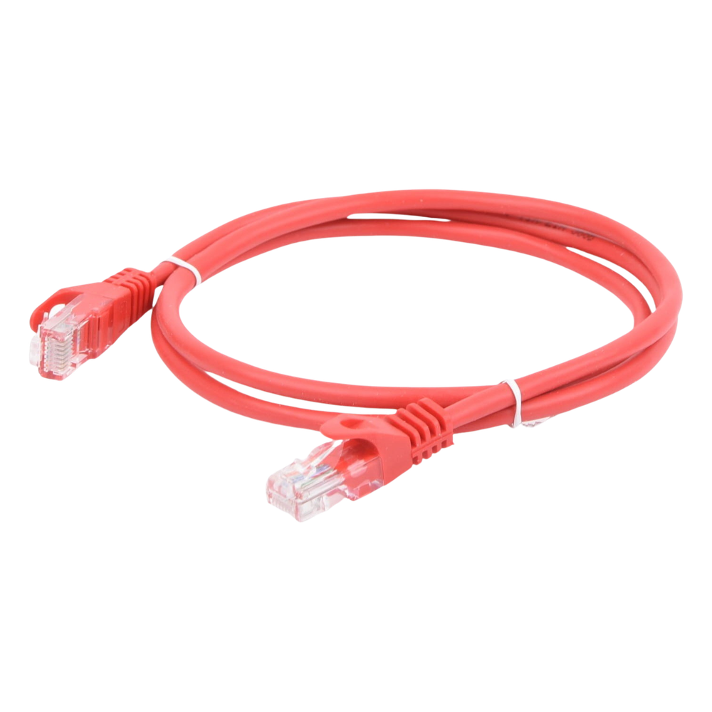 Cable de Parcheo UTP Cat6 - 0.5 Metros (1.64 Pies) - Rojo