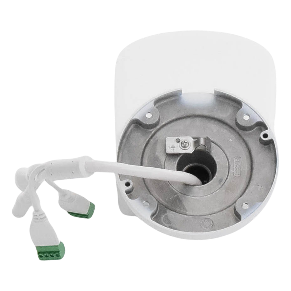 [FlexVu] [PROTECCIÓN ACTIVA] Bala IP Panorámica 8 Megapixel (4K) / 2 Lentes 4 mm (180°) / Imagen a Color 24/7 (ColorVu) / PoE / WDR 130° / IP67 / ACUSENSE / Luz Estroboscópica y Alarma Audible / 40 mts Luz Blanca / Micro SD