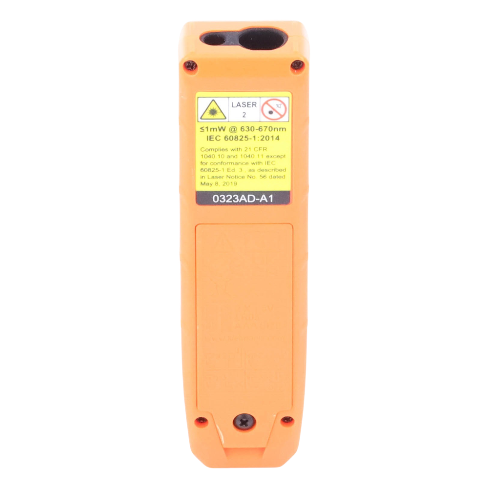 Medidor Compacto Láser de Distancias. Rango: 5.1 cm a 30.5 m / Opción cm o pulg. o Combinado /  Clip para Bolsillo.