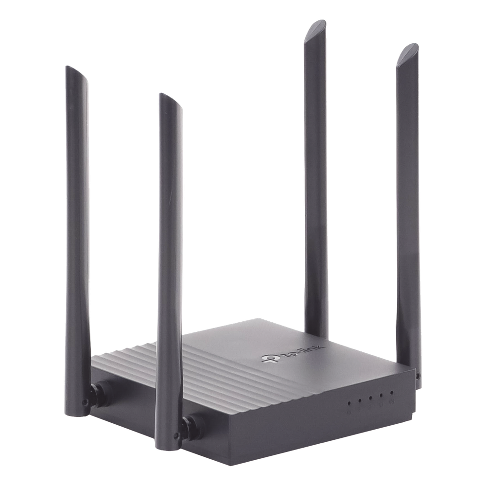 Router Inalámbrico AC 1200 / Doble Banda MU-MIMO / 1 puerto WAN 10/100/1000 Mbps / 4 puertos LAN 10/100/1000 Mbps / Compatible con EasyMesh / Administración Web o App Tether