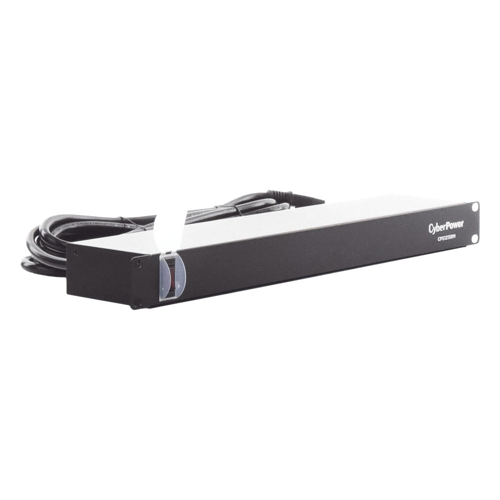 PDU Básico Para Distribución de Energía, Con 10 Tomas NEMA 5-15R Traseras, 1UR, 15 Amp, 120 Vca