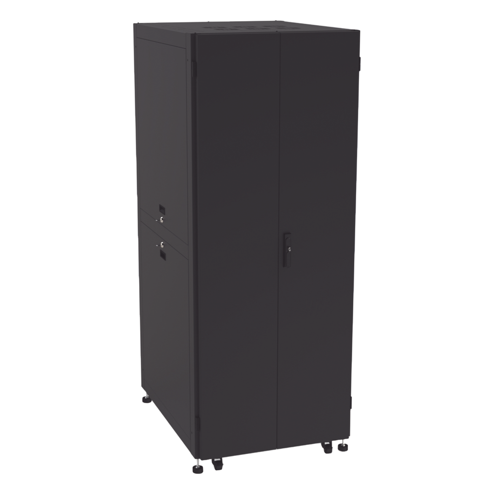 Gabinete para Telecomunicaciones Rack Estándar de 19", 42UR, 800 mm Ancho x 1000 mm Profundidad. Fabricado en Acero, Se envía el Gabinete Armado.