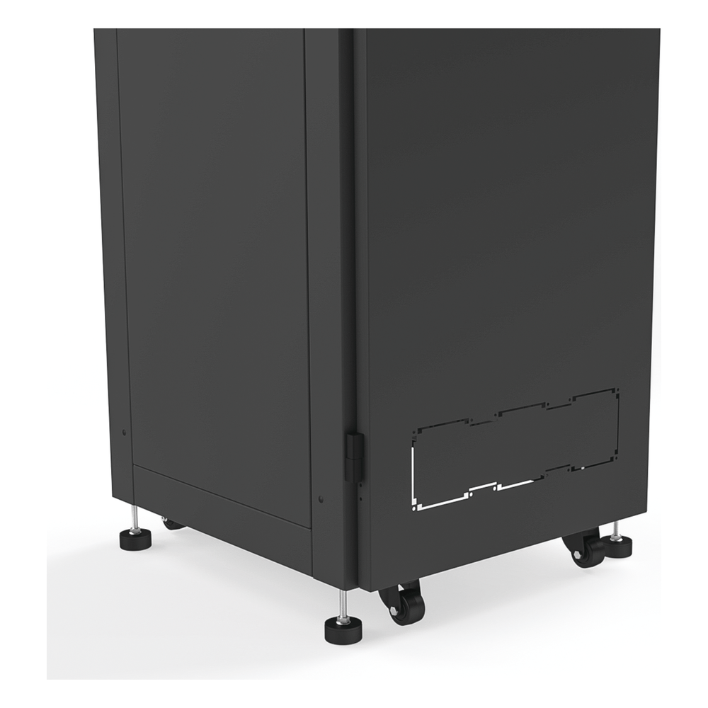 Gabinete para Telecomunicaciones Rack Estándar de 19", 42UR, 600 mm Ancho x 600 mm Profundidad. Fabricado en Acero, Se envía el Gabinete Armado.